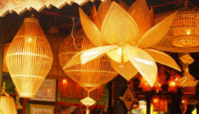 Capture the intricate artistry of Hue’s bamboo crafts